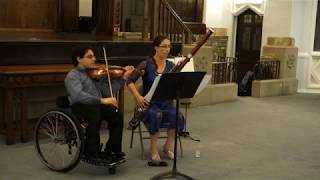 Bloch Prayer From Jewish Life  Duo for Violin and Bassoon [upl. by Eeloj]