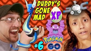 POKEMON GO SUSHI I SPIT on a GYM Lucky Egg XP amp Evolution Part 6 Gameplay w Duddy amp Lex FGTEEV [upl. by Nealon]