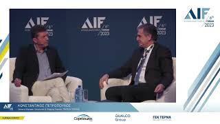 AIF2023  Κωνσταντίνος Πετρόπουλος General Manager Structured amp Shipping Finance PIRAEUS BANK [upl. by Ailalue994]