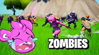 ¡SOBREVIVIMOS al APOCALIPSIS ZOMBIE en FORTNITE Con MI VECINA Aquí no hay quien viva Fortnite 384 [upl. by Enined307]