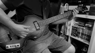 And I Love Her  The Beatles Bass Cover on Hofner Ignition SE [upl. by Zorina]