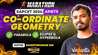 Coordinate Geometry ✓ Parabola ✓ Ellipse amp Hyperbola  EAMCET 2024  vedantutelugu [upl. by Aisinut]