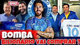 🔥💣BOMBA 37 BILHOES BILIONÁRIO VAI INVESTIR JUNTO COM O PEDRINHO NO CRUZEIRO [upl. by Nylqcaj299]