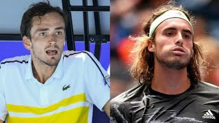 Complicated relationship of Daniil Medvedev and Stefanos Tsitsipas [upl. by Eenram]