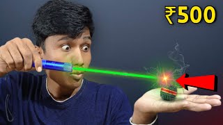 ₹50 vs ₹500 Laser Light  Most Powerful Laser Light [upl. by Adrea]