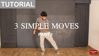 How to Dance  Basic Dance Steps for beginners  3 Simple Moves  Part 1 [upl. by Marge617]