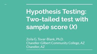 PSY 230 Hypothesis Testing [upl. by Elburr698]