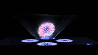 How to make Hologram Video  Holographic Pyramid [upl. by Sajet]