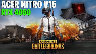 ACER NITRO V15 RTX 4050  PUBG [upl. by Pier]