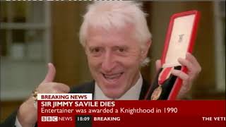 Jimmy Savile BBC News Death Announcement [upl. by Marx]