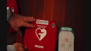 Philips OnSite AED Pediatric SMART Pads Cartridge Installation [upl. by Enram]