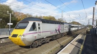 InterCity 125 HSTs at speed ECML [upl. by Tada]