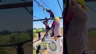 This ELECTRICIAN defies danger to keep the power running ⚡👷‍♂️ [upl. by Charis]