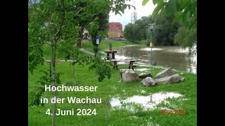 WACHAU HOCHWASSER 2024 4 JUNI IN DER WACHAUNader Michael AJM [upl. by Ahsiym]