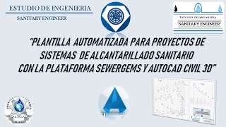 PLANTILLA PARA PROYECTOS DE SISTEMAS DE ALCANTARILLADO SANITARIO [upl. by Akiwak]