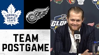 Maple Leafs Media Availability  Postgame at Detroit Red Wings  November 17 2023 [upl. by Ellenhoj]