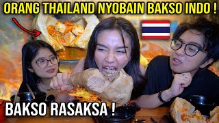 ORANG THAILAND NYOBAIN BAKSO RASAKSA INDONESIA [upl. by Merell]