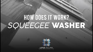 HOW IT WORKS  THE LOTUS DONUT SQUEEGEE WASHER [upl. by Lehet]