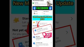 Facebook New Update  In Stream ads Facebook Update  Facebook Monetization 2024 [upl. by Enaenaj763]