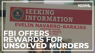 FBI offers rewards in 7 unsolved Portland murders [upl. by Notnel]