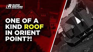 One Of A Kind Roof In Orient Point  Long Island Roof Repair and Replacement Company [upl. by Schroeder]