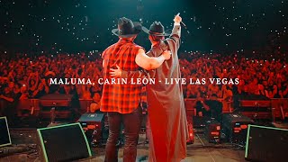 Maluma Carin Leon  Según Quién Live  Las Vegas [upl. by Sher]