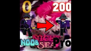 Noob to pro Night sea [upl. by Nwavahs]