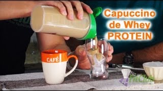 Capuccino de Whey Protein  4FitClub Gourmet [upl. by Ahseet122]