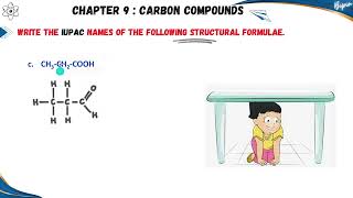 Write IUPAC names of structural formulae IUPACnomenclature नामकरण Carboncompounds ssc class [upl. by Nnaeilsel]