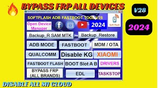 SAMSUNG FRP ENABLE ADB TOOL 2024  xiaomi adb fastboot tool V28  frp all samsung adb method [upl. by Eigger900]