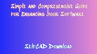 SelfCAD license How to install SelfCAD activated  How to Download SelfCAD [upl. by Molini]