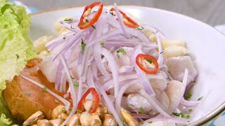 Ceviche de lenguado  BUENAZO [upl. by Maurine]