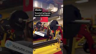 225 BENCH PRESS x15x3 motivation inspiration 100kgbench ifbbpros workout chest [upl. by Grishilde12]