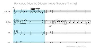 🎶 Rondeau Mouret Masterpiece Theatre Theme 🎸🎸 [upl. by Ardnasyl]