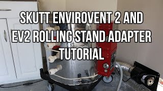 Skutt EnviroVent 2 and EV2 Rolling Stand Adapter Tutorial [upl. by Yreffeg]