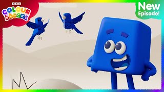 Meet Blue  FULL EPISODE  S1 E2  Learn Colours  Kids Cartoons  Colourblocks [upl. by Anilys245]