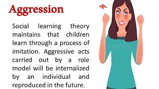 Social Learning Theory of Aggression Aggression Series [upl. by Mela460]