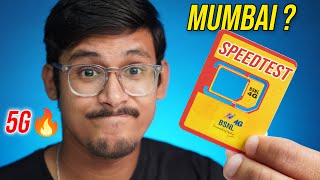 BSNL 5G Speed Test In Mumbai  BSNL Sim Card  Port Jio Sim to BSNL Sim  Jio 5G VS BSNL 5G MTNL [upl. by Aneelak]