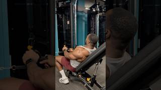 Inclined lying cross cable lateral raises shorts lateralraise bodybuilding shoulderworkout [upl. by Ffej]