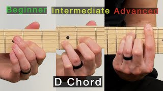 🎸 How to play the D chord on guitar  Guitar D major chord tutorial  Guitar Lesson Tips D chords [upl. by Nyladnohr647]