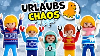 URLAUBSCHAOS  DER FILM ❄️ Familie Vogel macht Ferien im Skigebiet ⛷️ Playmobil Film Deutsch [upl. by Gnay]