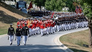 29th Commandant of the Marine Corps retired Gen Alfred Gray laid to rest at ANC [upl. by Odlavso]