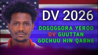 Akkaataa DV 2026 itti guutan  how to apply 2026 DV [upl. by Solnit]