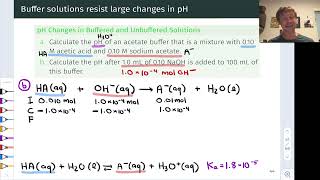 pH Calculations Involving Buffers  OpenStax Chemistry 2e 146 [upl. by Ofori]