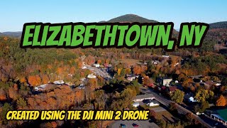 Elizabethtown NY in the fall shot from the sky [upl. by Tammie]