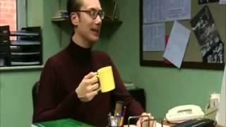 EXTRAS Bloopers Stephen Merchant  Slurping Tea [upl. by Pine853]