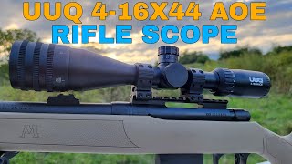 UUQ 4 16X44 AOE Rifle Scope [upl. by Esilahs]