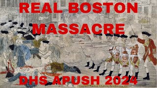 RARE ¡Real footage of the Boston Massacre APUSH [upl. by Farl]