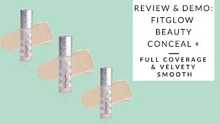 REVIEW amp DEMO FITGLOW BEAUTY CONCEAL  Integrity Botanicals [upl. by Luapleahcim964]