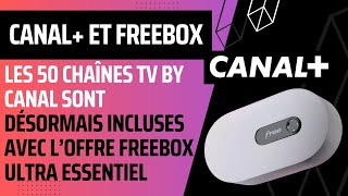 Super nouvelle pour les abonnés Freebox Ultra Essentiel puisque TV by Canal y est dorénavant inclus [upl. by Jardena333]